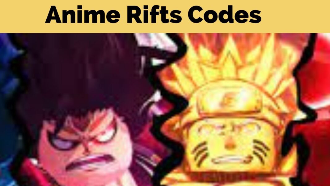Anime Rifts Codes