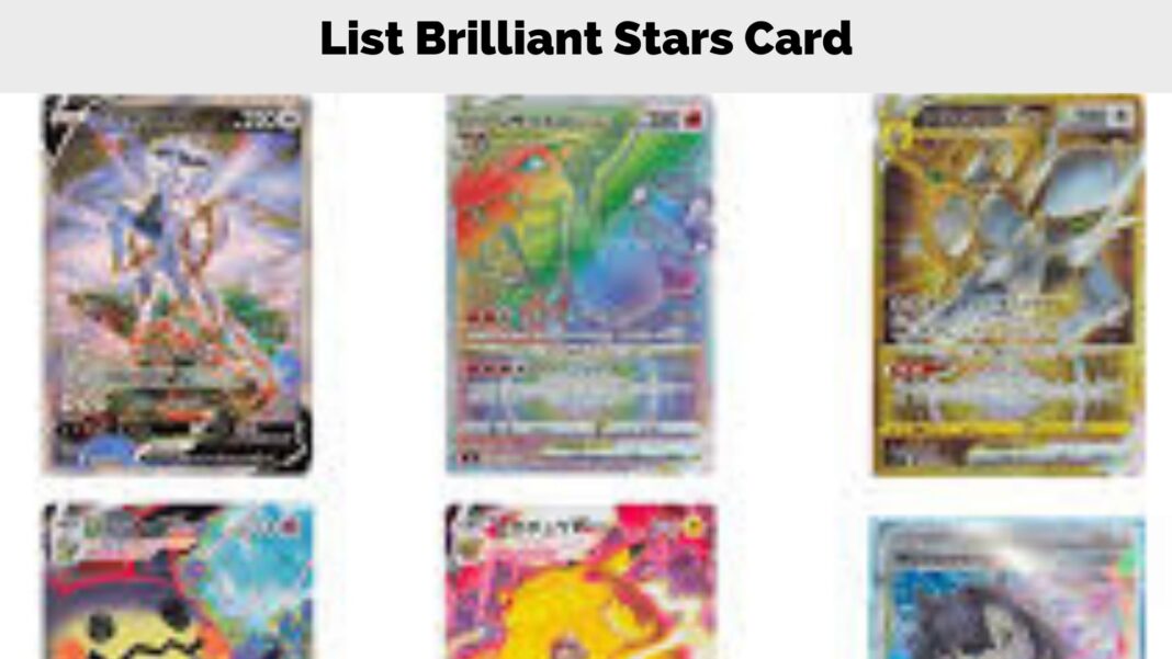 List Brilliant Stars Card