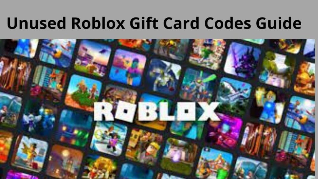 Unused Roblox Gift Card Codes Guide