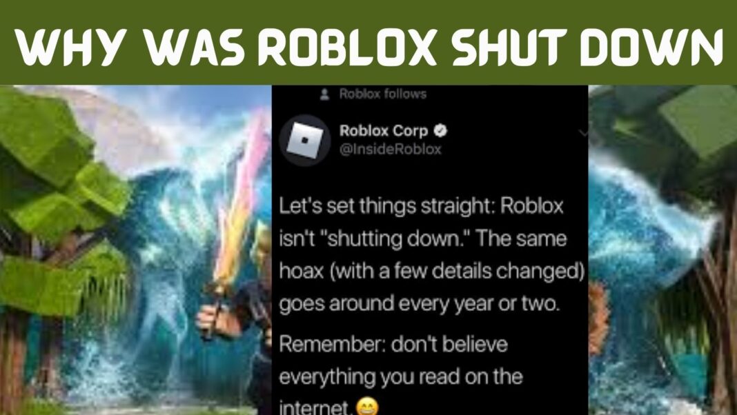 Why Was Roblox Shut Down