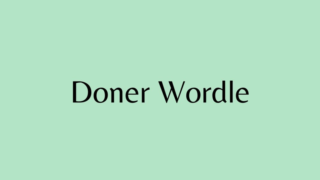 Doner Wordle