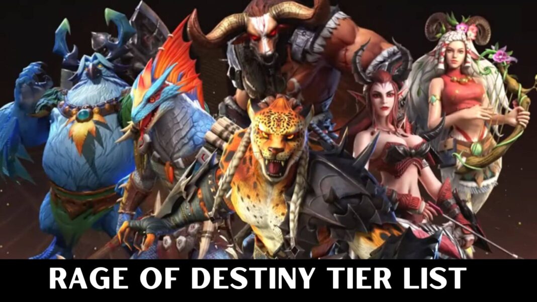 Rage Of Destiny Tier List