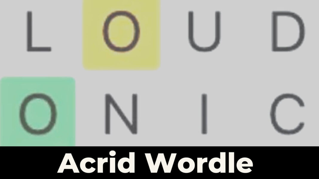 Acrid Wordle