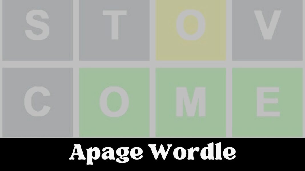 Apage Wordle