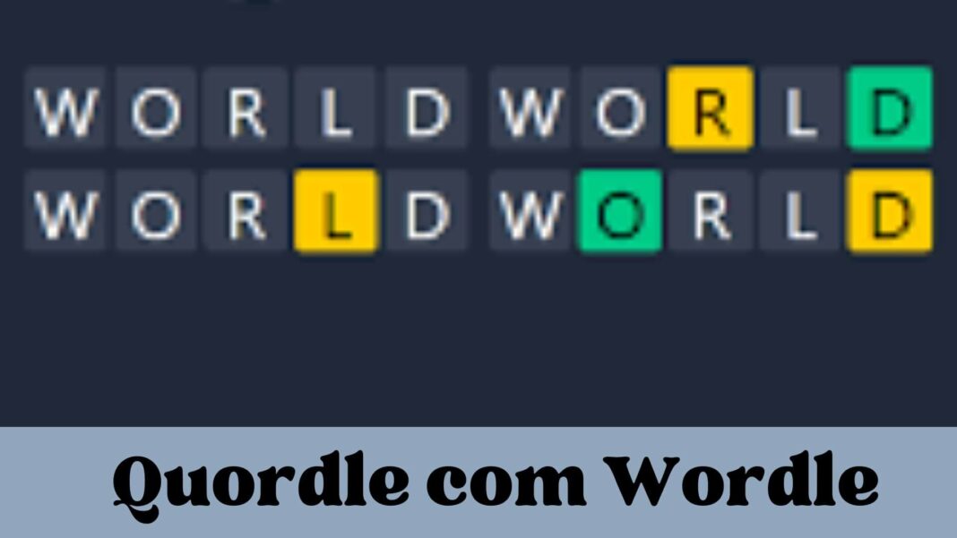 Quordle com Wordle