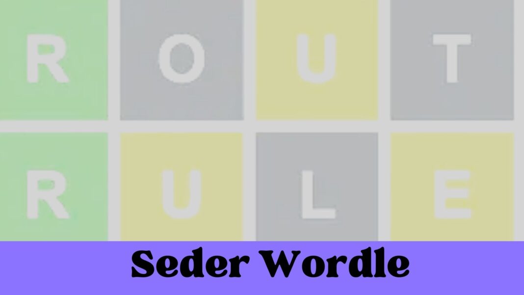 Seder Wordle