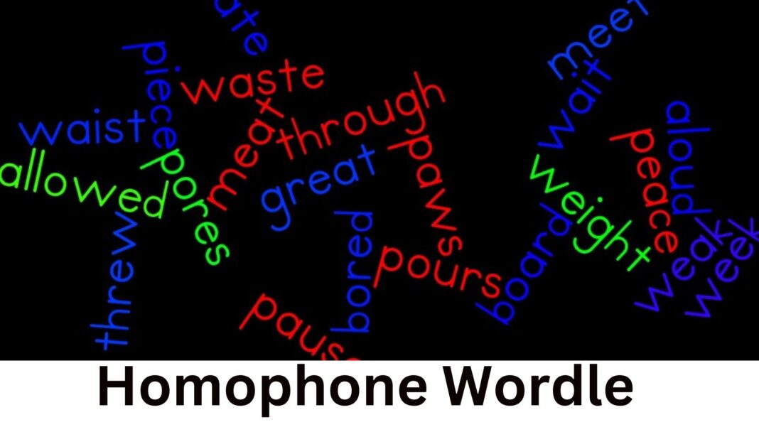 Homophone Wordle