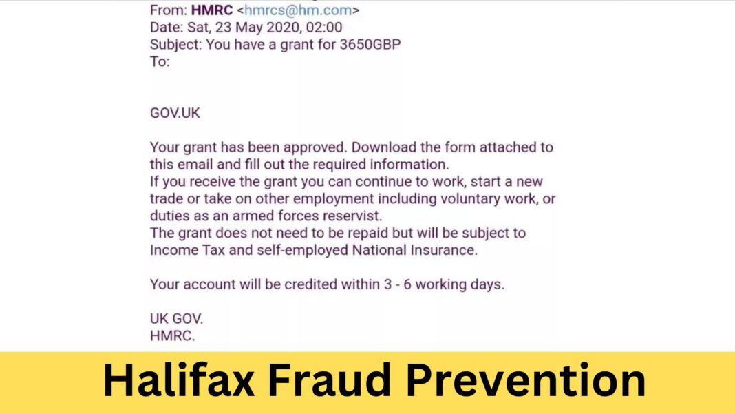 Halifax Fraud Prevention Scam