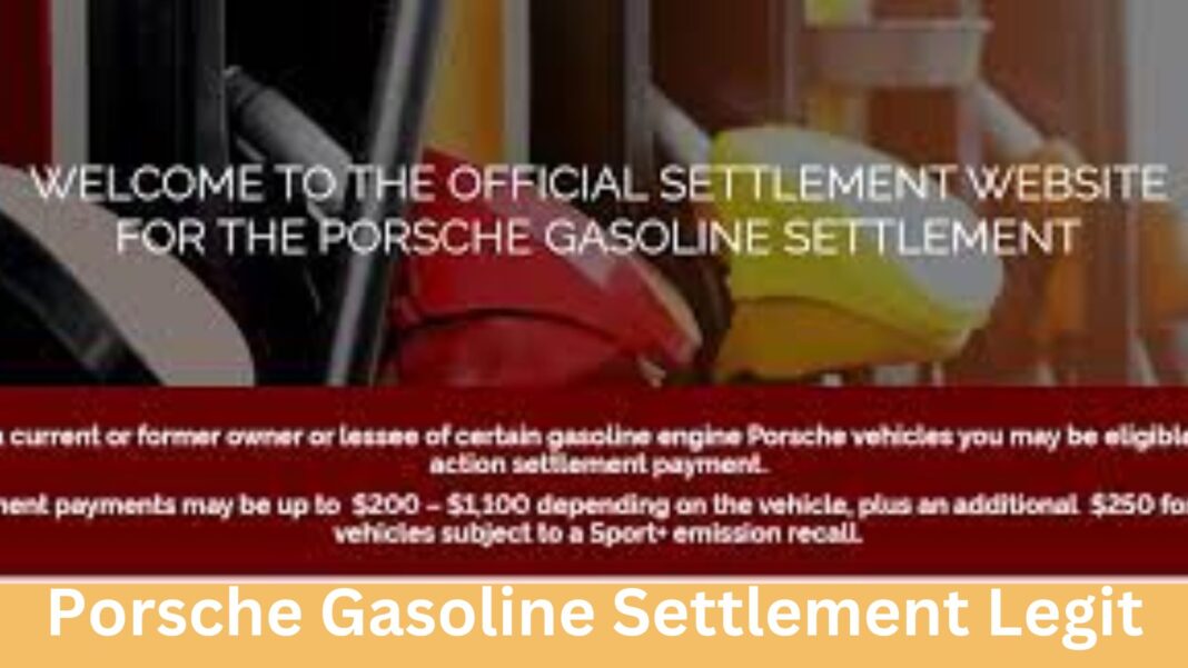 Porsche Gasoline Settlement Legit