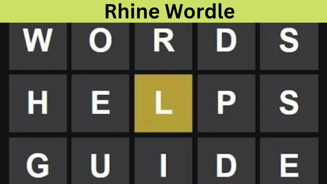 Rhine Wordle